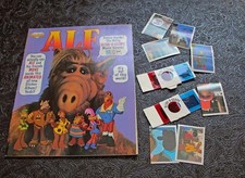 Vintage 1987 DIAMOND ALF Sticker Album Book w/ Some Stickers 3D Slide-O-Scope