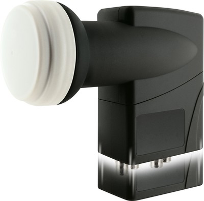 Schwaiger Quad LNB 4 TN Wetterschutz digital ASTRA HD tauglich anthrazit