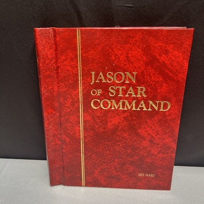 jason of star command Sid Haig Script From His Estate  Leather Bound