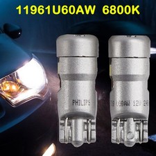 Car Light LED-T10 Ultinon Pro6000 W5W 11961U60AW 6800K 80LM Pour PHILIPS'