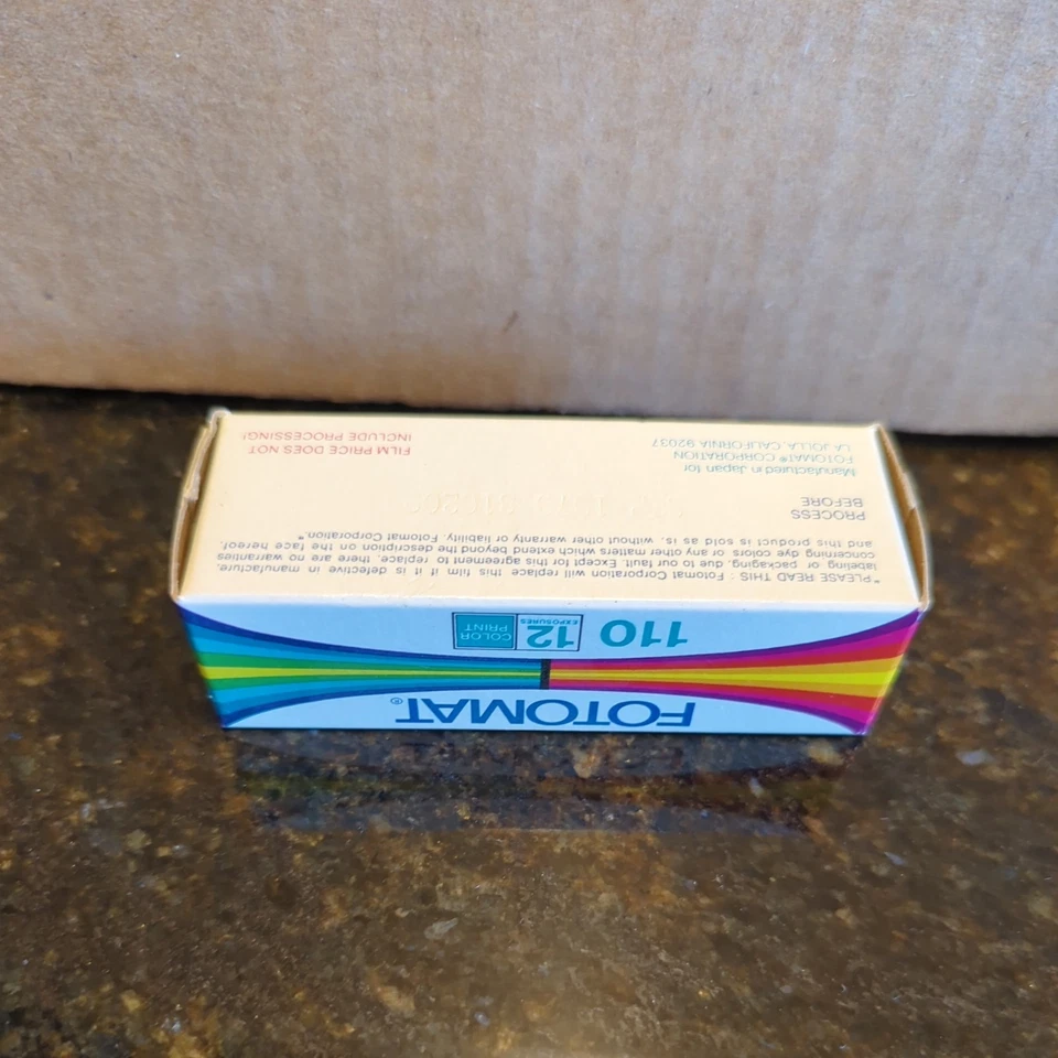 Vintage NIB Fotomat ASA 100 110 Film 12 Exposure Color Print Film Exp. Sep 1979 - Image 2 of 4