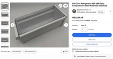 Sub-Zero Refrigerator 680 685 Dairy Compartme...