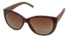 Esprit Womens Sunglass Brown Cateye Plastic, Brown Gradient Lens 19378 535