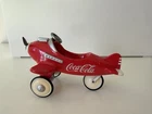 Vintage Coca-Cola Toy Airplane Diecast Red Coke Advertising Plane