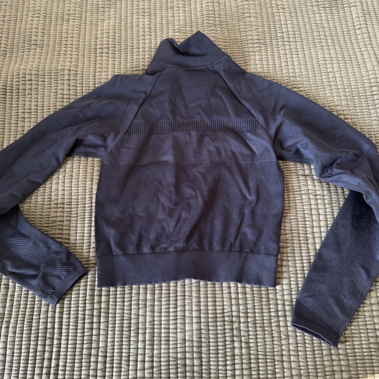 Fabletics  Cropped  Seamless Rib Jacket Zip Up Wo… - image 8