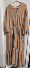 Taylor Women's Dress Orange Size 24W Plus beautiful flowy dress