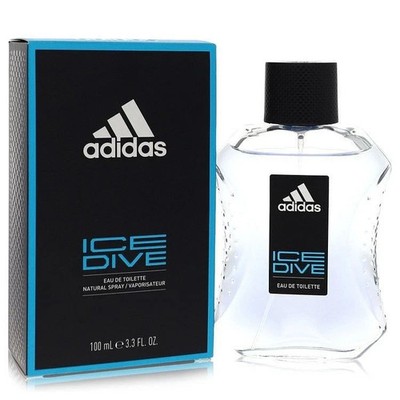 ADIDAS ICE DIVE by Coty for Men 3.4 oz 100 ml Eau de Toilette Spray NEW IN BOX
