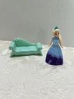MagiClip Frozen Elsa Doll with Dress + Flip N Switch Sofa Couch