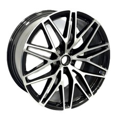 Porsche Macan Front Wheel 21" RS Spyder Gloss Black Diamond Genuine 9.5Jx21 ET27