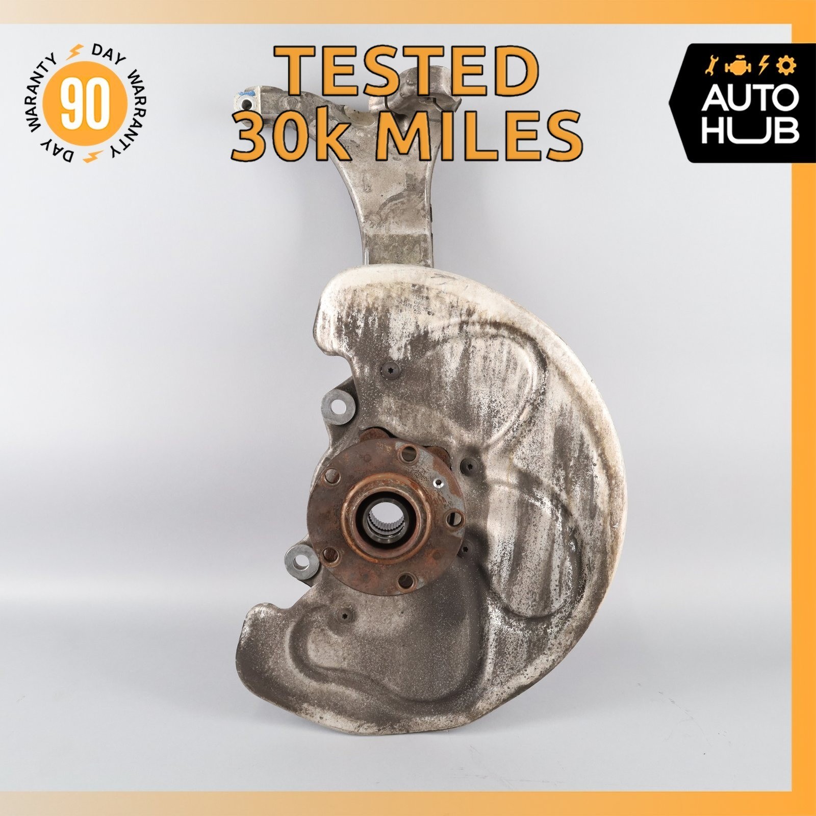 12-13 Bentley Continental GT GTC Front Right Side Spindle Knuckle Hub OEM 30k