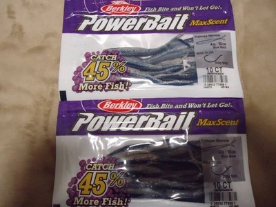 Berkeley Flat Nose Minnow 4 inch (Blue Back) 2 bags Near Mint