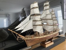 Model Cutty Sark Sailing Ship Wooden Hull, billings boat,very well built 