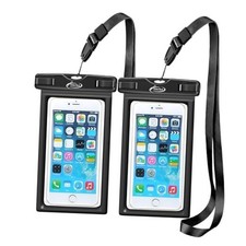 Floating Waterproof Phone Pouch,Waterproof Phone REGULAR SETS Black  Black
