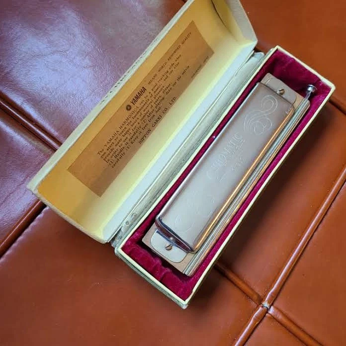 Yamaha Armónica Cromática Nº 1200 Llave de C Japón Vintage Foto 2 de 4