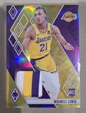 2023-24 Panini Phoenix - Rookie Mem - Maxwell Lewis #RM-LEW Purple /49 -Lakers 