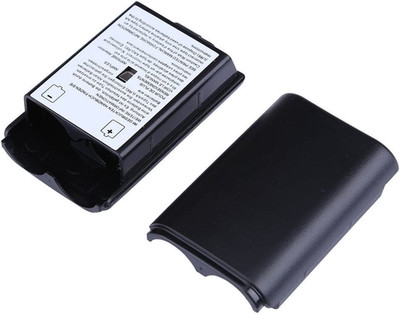 2X Black Battery Pack Cover Shell Case Kit for Xbox 360 Wireless Controller (Bla