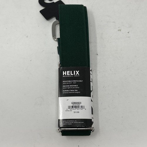 Helix Baseball Belt Green All Star Sports Waist 22.5" x 43.5" New - Picture 4 of 6