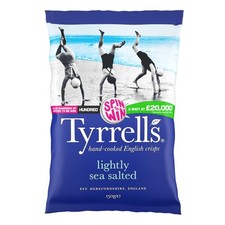 Tyrrells Crisps LIGHTLY SEA SALTED 150g Sharing Bag - 150 g (Pack of 1) 