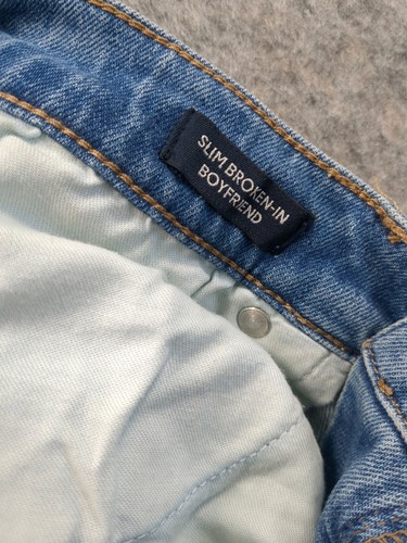 J Crew Jeans Damen Größe 26 Slim Broken In Boyfriend Distressed & Fransen - Bild 12 von 12