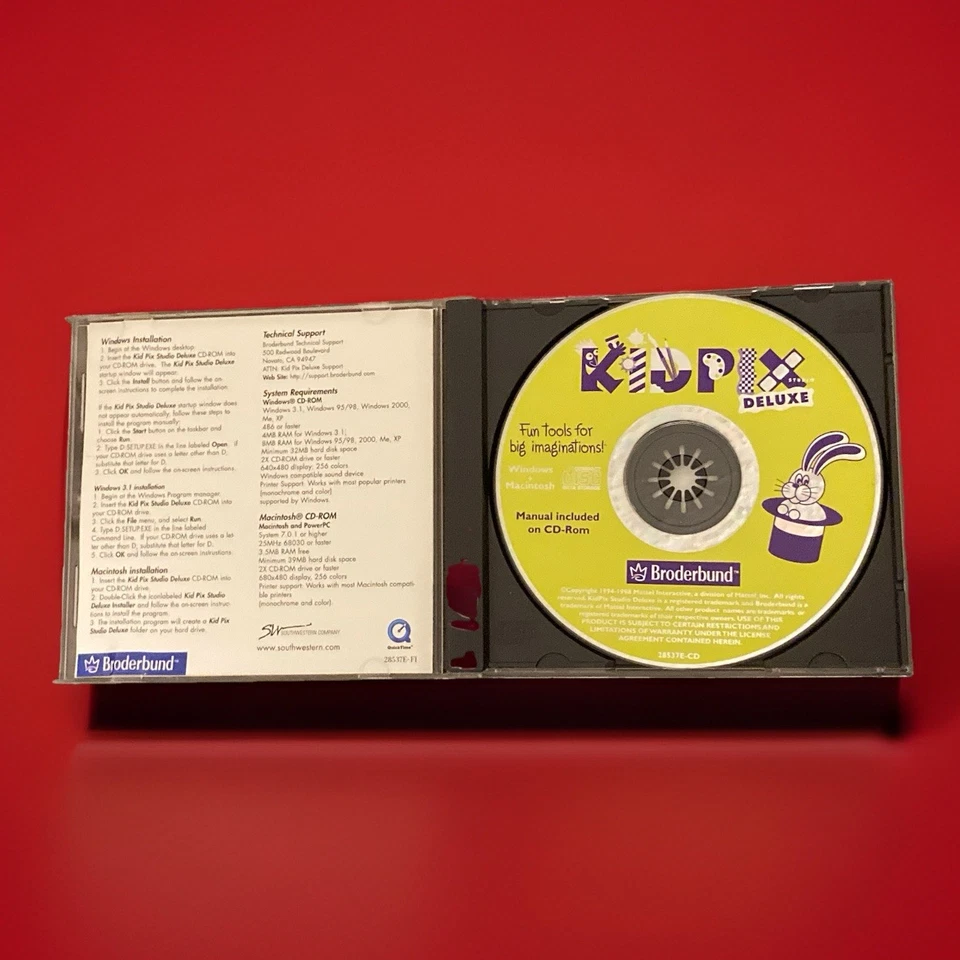 Kid Pix Studio Deluxe CD 1998 (Perfect Condition!) Windows & Macintosh - Image 3 of 3