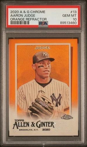 Aaron Judge 2020 Topps Aaron Judge Refractor