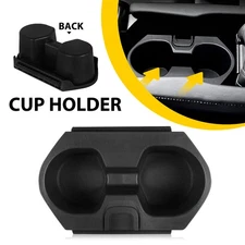Front Console Insert Center Dual Water Cup Holder Fit Fit Honda Civic 2016-2021