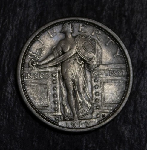 1917 S Type 1 Standing Liberty Quarter Choice XF...............Lot 4400