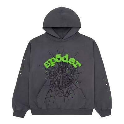 Streetwise Sp5der Wait Web Hoodie Slate Grey