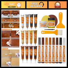 28-Piece Wood Furniture Repair Kit - Touch Up Markers, Fillers  Putty for Scrat