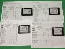 x4 KingFast F10 256GB 2.5” SATA SSD - GOOD HEALTH! - LOT OF 4