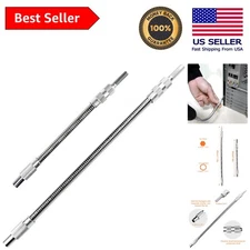 360° Rotating Drill Bit Extension Set - 1/4" Magnetic Shaft, Perfect for Repairs