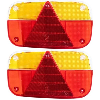 2x Aspöck Multipoint 3 III Lichtscheiben Ersatzglas für links oder rechts