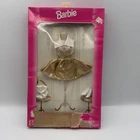 Vintage 1996 Barbie Fashion Avenue Gold White Dress Outfit Asst 14980 Mattel NIB