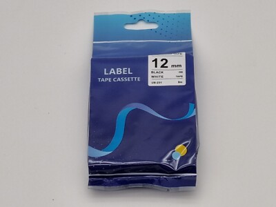 AZe Tape 12mm 0.47 4er Set  Brother P-Touch, D400 H100L 1830 2430 E100 P700