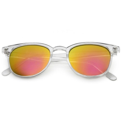 Retro Square Rectangular Keyhole WaYF Hipster Preppy Fashion Men Sunglasses 9610 - Picture 9 of 15
