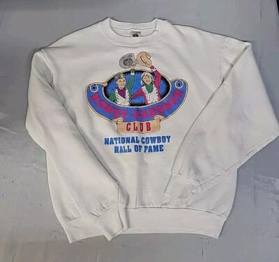 Fruit Of The Loom Vtg Sweatshirt National Cowboy Hall Of Fame Club Howdy Pardner