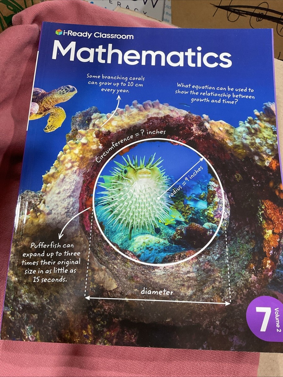 i-Ready Classroom Mathematics Grade 7 Volume 2 Workbook for 2024