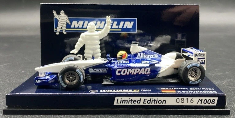 Minichamps 1/43 Williams F1 FW24 Michelin Edition Ralf Schumacher LE 1008Pcs - Image 2 of 3