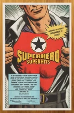 2000 Superhero Superhits Vintage Print Ad/Poster CD Album LP Music Promo Art 00s