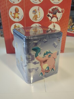 Pokemon TCG: Stacking Tin Q1 2024 - Metal Type Sealed OFFICIAL Pokemon Tins  & Bo | eBay