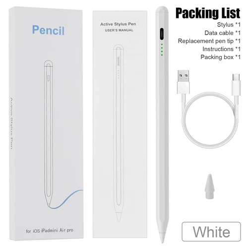 For Apple Stylus Pencil iPad 10/9/8/7/6th Gen Air 5/4/3 iPad Pro 2018-2024 Pen - Picture 16 of 20