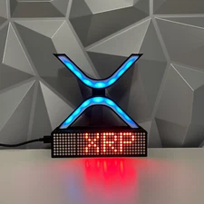 XRP Crypto Coin Price Ticker Display