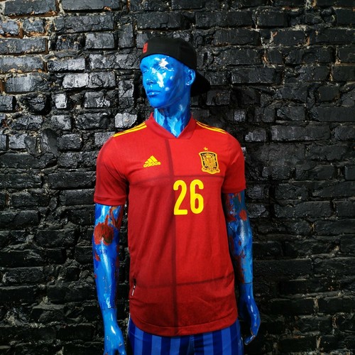 Pedri Spain Jersey Away football shirt 2020 - 22 Adidas Player Issue Mens Size M