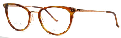 SAFILO Trama 01 086 Tortoise Rose Gold Womens Cat Eye Eyeglasses 52-19-145 B:41