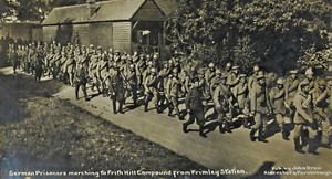 WWI German POWs Frith Hill Photo Postcard Prisoner of War Camp Frimley England