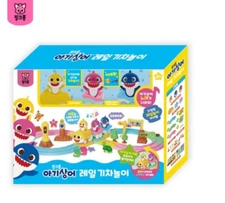 PINKFONG Baby Shark Rail Train Play Toy 3 Baby Shark Figures Baby Kids Gift