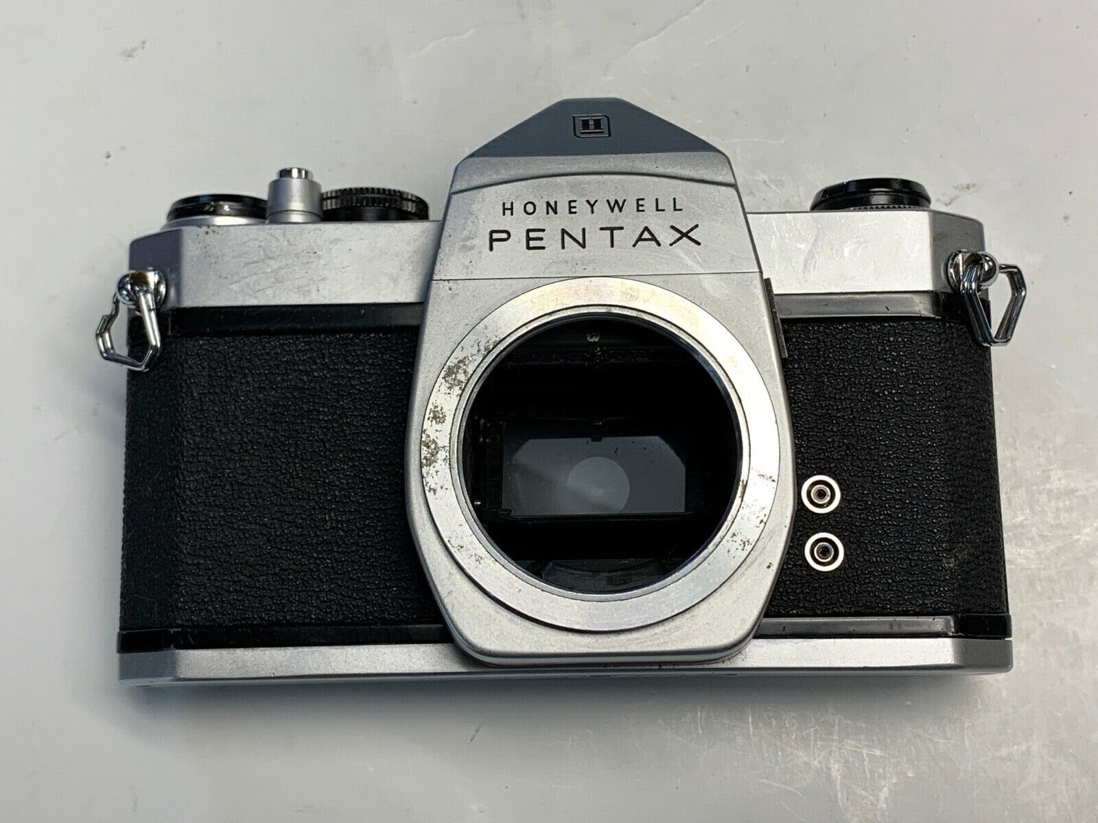 HONEYWELL PENTAX SP500 35MM FILM CAMERA ASAHI OPT BODY ONLY SP 500 COCKS  TRIPS