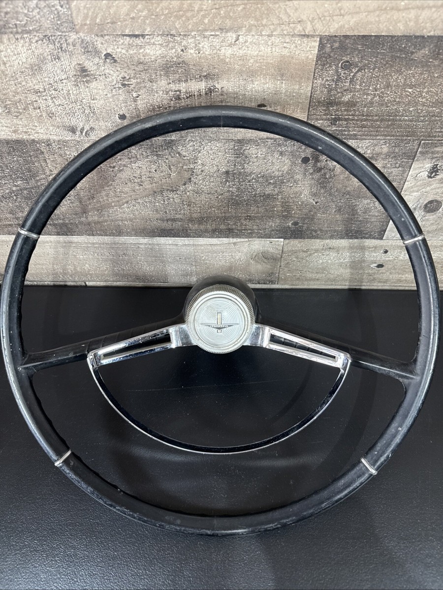 イタリアヴィンテージ クラシック トレフォイルコンソールドロワー ① 1961-1964 Chevy Corvair Steering Wheel Chevrolet Corsa Monza