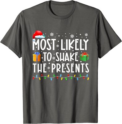 Likely Shake The Presents Family Matching Christmas Unisex T-Shirt