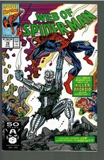 Web of Spider-Man #79 1991 VF+ (Marvel)